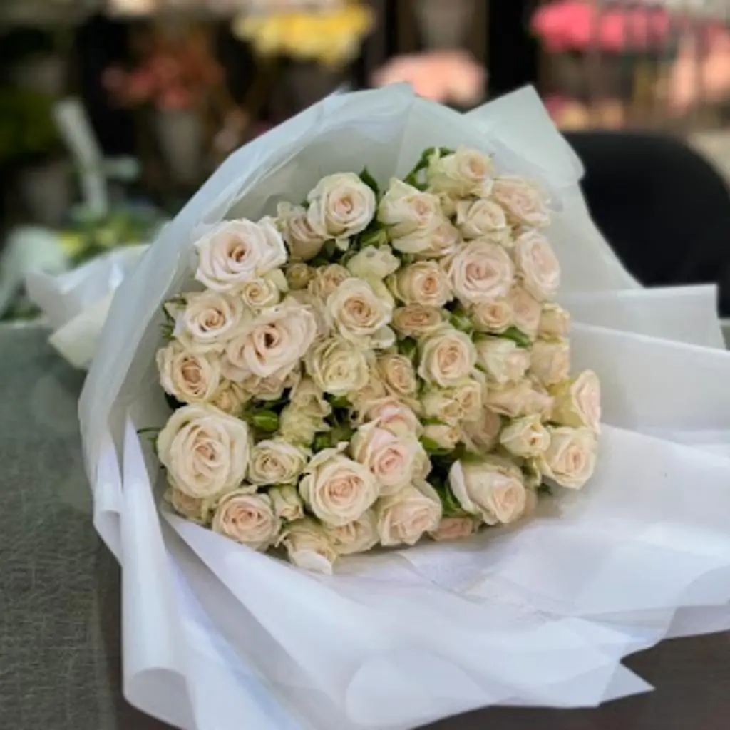 Baby White Rose Bouquet